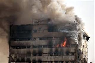مینا امینی راد, ساختمان پلاسکو در آتش